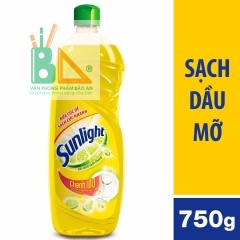 Nước rửa chén Sunlight 750 ml - hương chanh