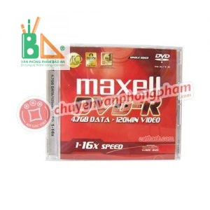 Đĩa DVD Maxell - Hộp đỏ 10 cái