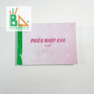 Phiếu nhập kho 1 liên 13x19cm