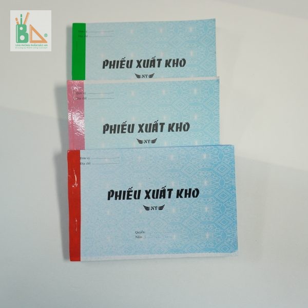 Phiếu xuất kho 1 liên 13x19cm