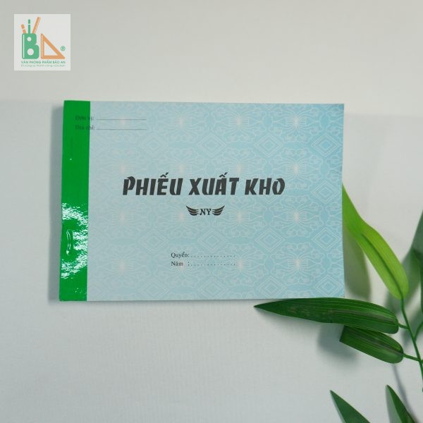 Phiếu xuất kho 3 liên 13x19cm