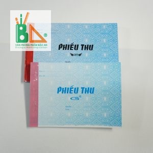 Phiếu thu 1 liên 13x19cm