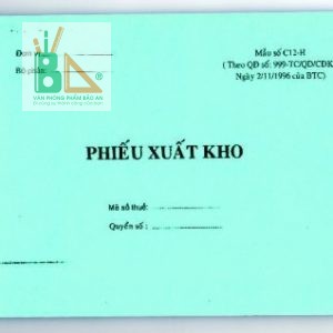 Phiếu xuất kho 1 liên A5