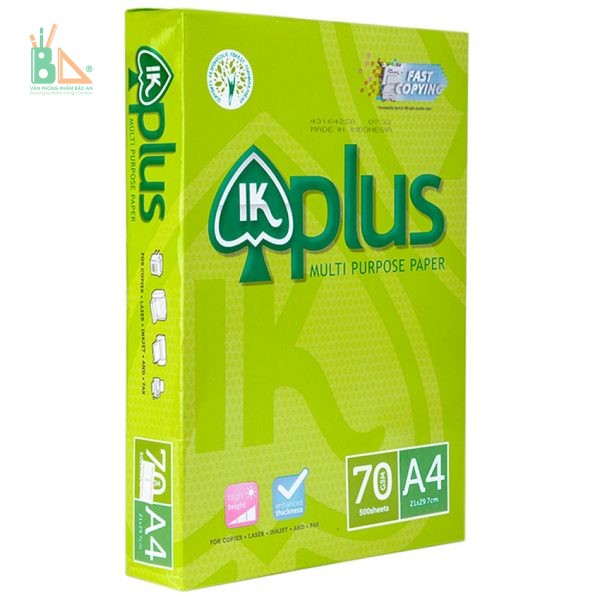 Giấy A4 IK Plus 70 gsm