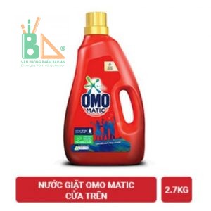 Nước giặt Omo cửa trên 2,7kg