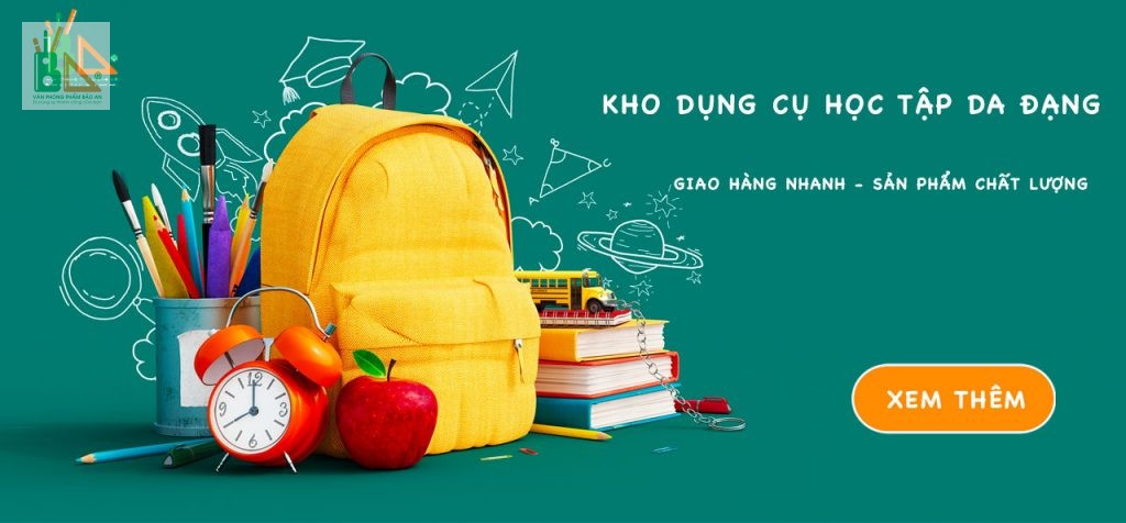 dụng cụ học tập văn phòng phẩm bảo an